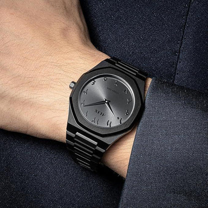 Rijaal™Black Arabic Aura Watch